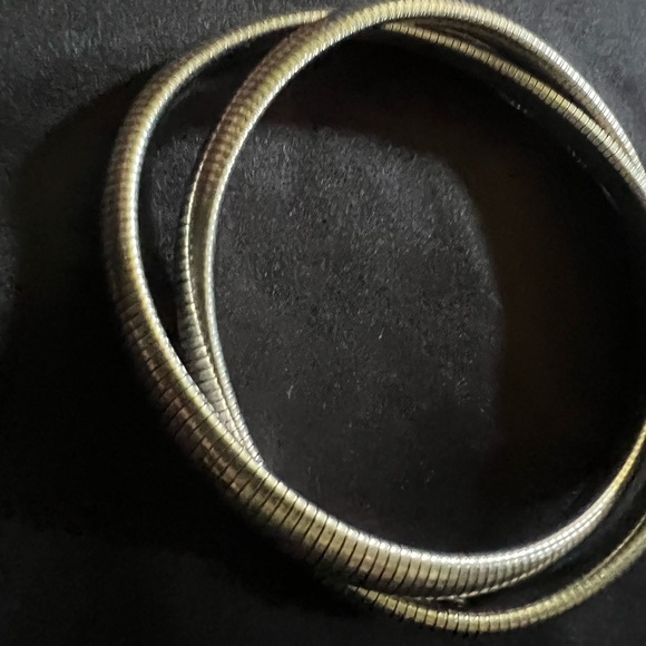 Vintage .999 Silver -Double Strand Flex  Band Bracelet ! - Picture 11 of 16